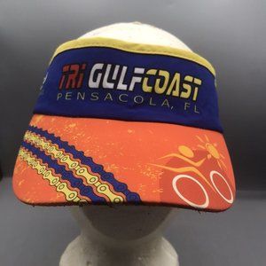 Headsweats Tri Gulf Coast Beach Triathlon Running Marathon Sun Visor Hat Cap